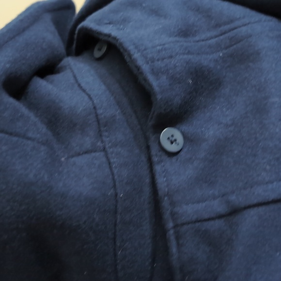 Michael Kors| Sapphire Blue Wool Blend Belated Coat With Pockets - Picture 6 of 15